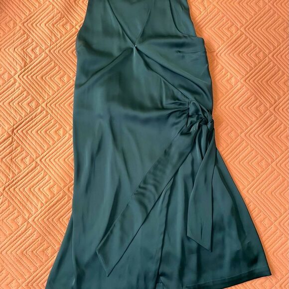 Gap satin wrap dress - Picture 3 of 6